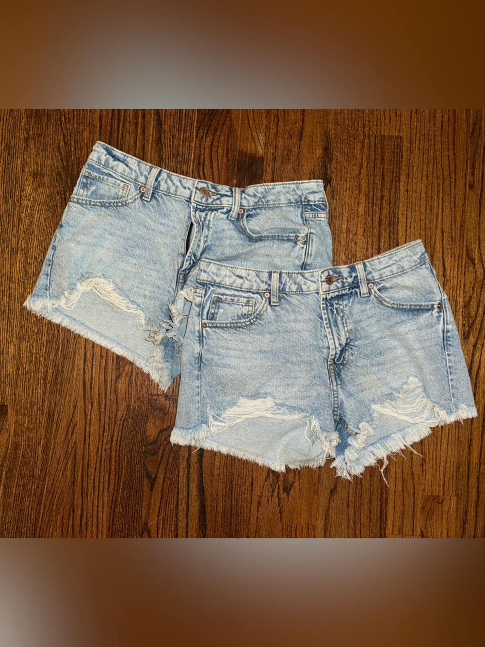 wild fable Light Blue Distressed Denim Shorts - 2 PAIRS!!! $18